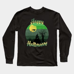 Happy Halloween Sunset Mint Edition Long Sleeve T-Shirt